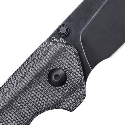 Kizer Guru Liner Lock Black Micarta Handle V3504C1 - KNIFESTOCK