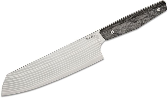 MKM Santoku Dark Matter Black FAT CARBON CF MK PRSA-CFD - KNIFESTOCK