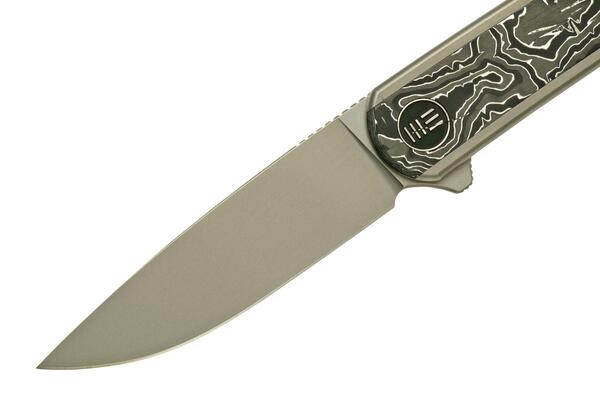 We Knife Smooth Sentinel, 20CV, Titanium, Aluminum Foil Carbon Fiber, We20043-5 - KNIFESTOCK