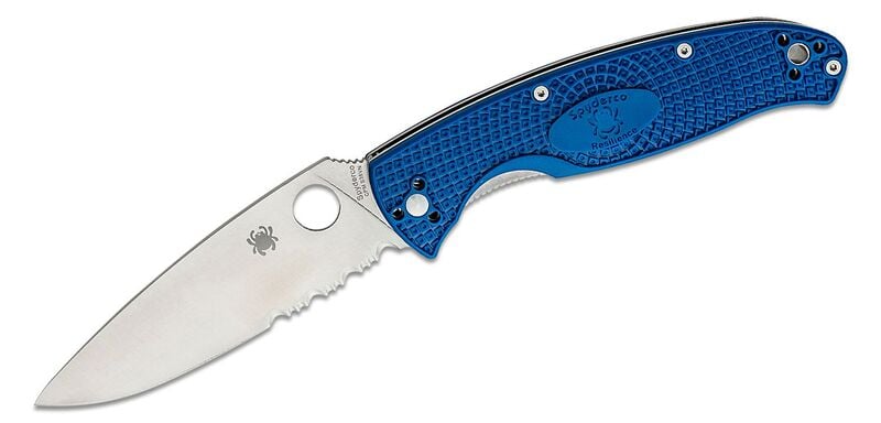 Spyderco Resilience Lightweight Blue C142PSBL - KNIFESTOCK