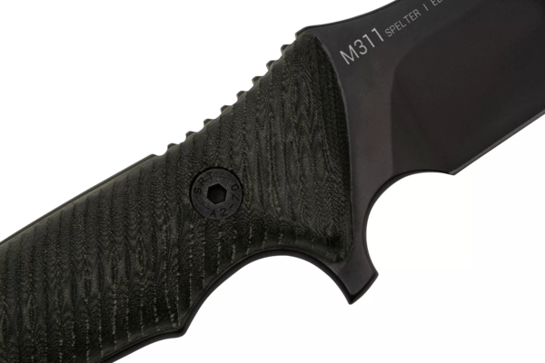 ANV Knives M311 Elmax DLC Black, Micarta black, Kydex sheath - KNIFESTOCK