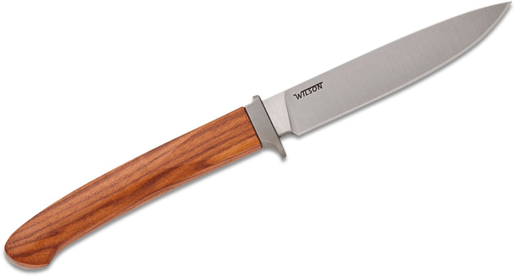 LionSteel  Ago M390 Satin, Santos Wood Handles AG01 ST - KNIFESTOCK