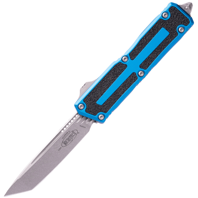 Microtech SCARAB II GEN III T/E STONEWASH STANDARD BLUE 1279-10BL - KNIFESTOCK