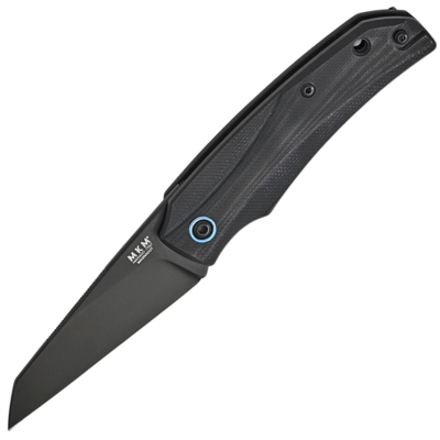 MKM ICE – MAGNACUT BLACK PVD bld - BLACK G10 hdl, S/S LINER Linerlock MK IC-GBKB - KNIFESTOCK