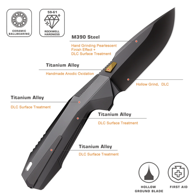 REMETTE Disassembly Knife RT-WK1-F - KNIFESTOCK