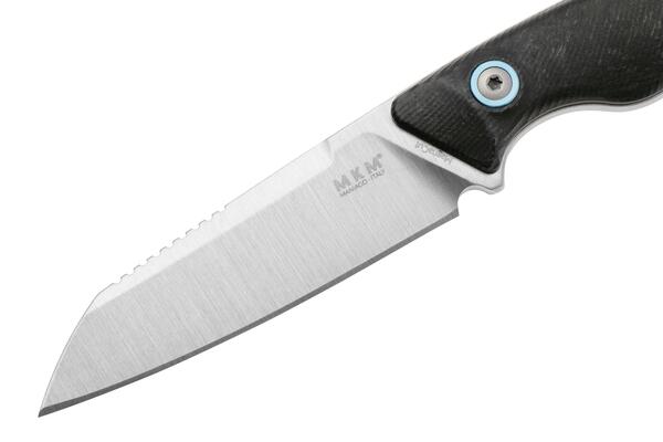 MKM POCKET TANGO 2 – MAGNACUT LAMBSF. Satin Fixed bld, MARBLE CARBON FIBER hdl, - KNIFESTOCK