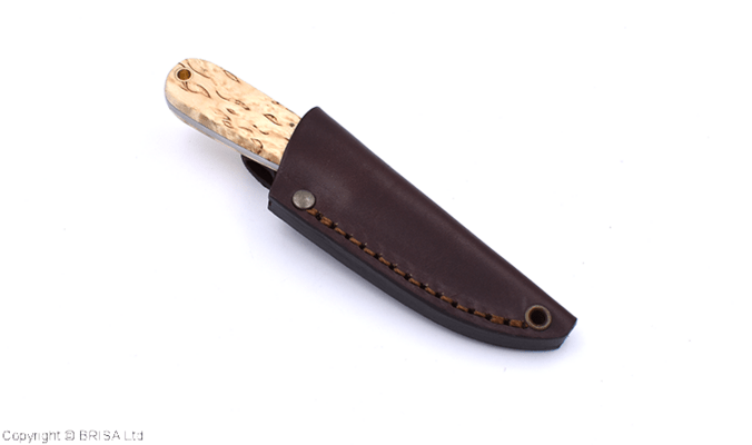 Brisa Necker 70-Curly birch 12C27 Scandi Tok Necker 70 Bőr BRS-010-9800-1549 - KNIFESTOCK