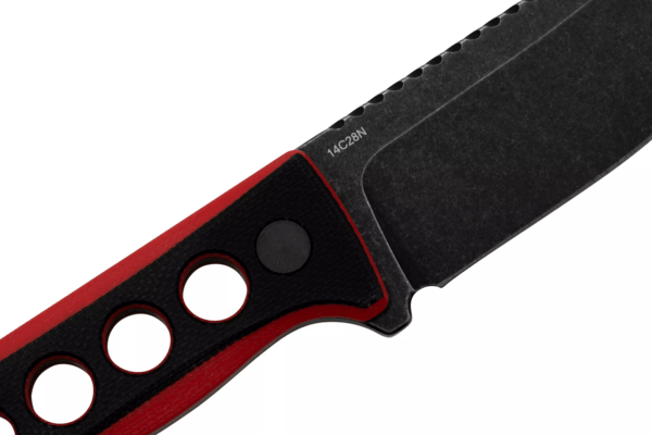 QSP Knife Canary 14C28N, G10, Black/Red QS141-B2 - KNIFESTOCK