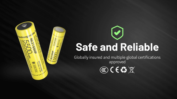 Nitecore Battery NL2155HP - KNIFESTOCK