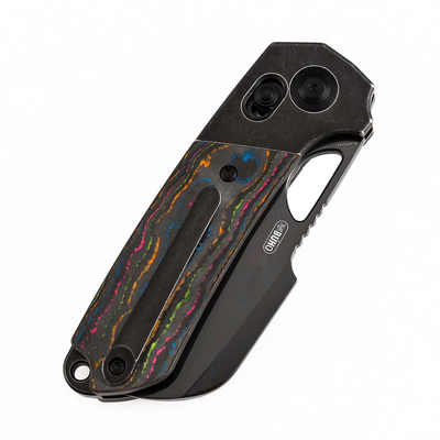 Kansept Nahual Mirror DLC  Magnacut,Blackwash Ti, Purple Haze Fatcarbon K2125V1 - KNIFESTOCK