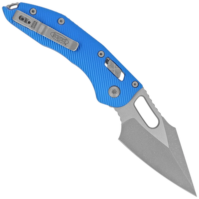 Microtech STITCH RAM LOK S/E APOCALYPTIC STANDARD FLUTED BLUE 169RL-10APFLBL - KNIFESTOCK