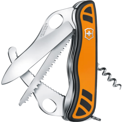 Victorinox Hunter XTM Grip, 111 mm, oranžová/černá, Blister 0.8341.MC9B1 - KNIFESTOCK