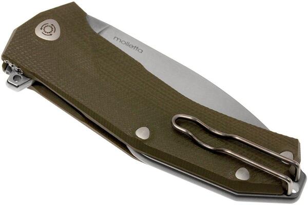 Lionsteel Liner Lock Sleipner Blade, GREEEN G10 handle, IKBS KUR GR - KNIFESTOCK