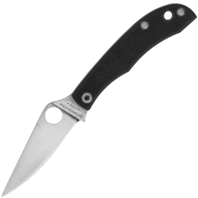 Spyderco HONEYBEE BLACK G-10 PLAINEDGE - KNIFESTOCK