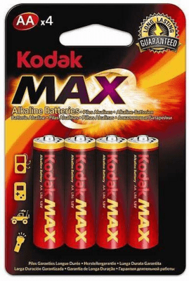 Kodak Alkaline Max LR6 AA BL4 - KNIFESTOCK