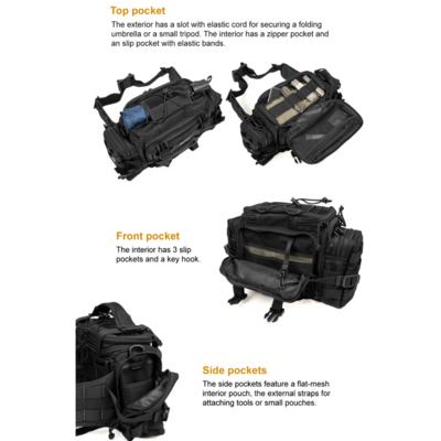 Magforce Sorcerer Waistpack Black #0426B - KNIFESTOCK