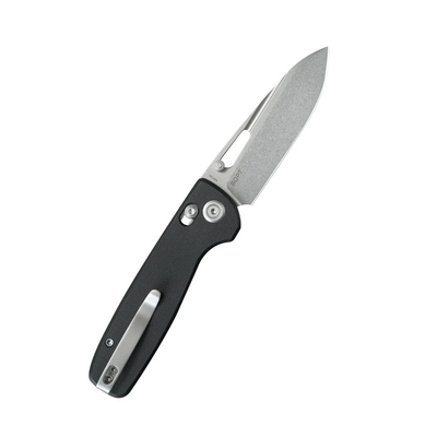 KUBEY Bluff Sandblasted Sandvik 14C28N Blade Black G10 Crossbar lock KU248F - KNIFESTOCK