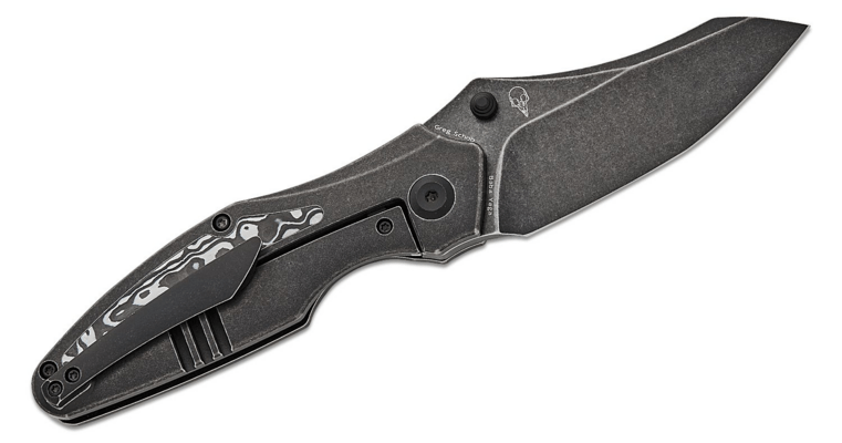 KANSEPT Baba Yaa Blackwash CPM 20CV Frame Lock K1074A3 - KNIFESTOCK