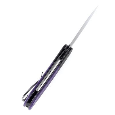 Kansept Reverie Black Stonewashed 154CM Black and Purple G10 T2025B5 - KNIFESTOCK