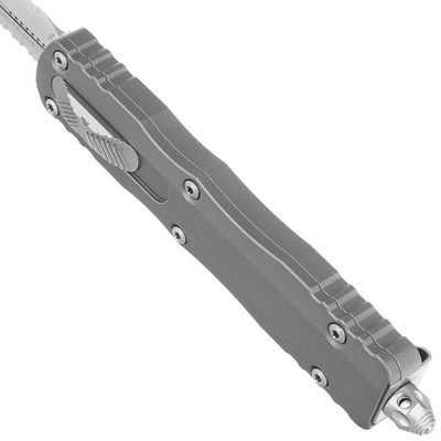 Microtech DIRAC DELTA D/E STONEWASH STANDARD NATURAL CLEAR 227-11NC - KNIFESTOCK