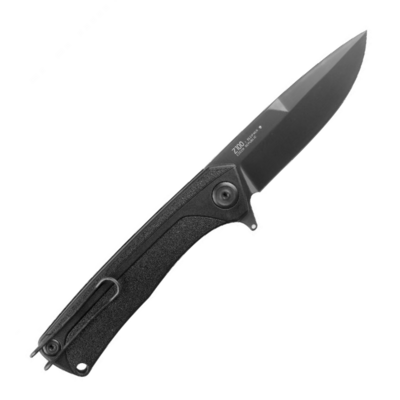 ANV Knives Z100 BB DLC Black, GRN Black Handle, Liner Lock ANVZ100-052 - KNIFESTOCK