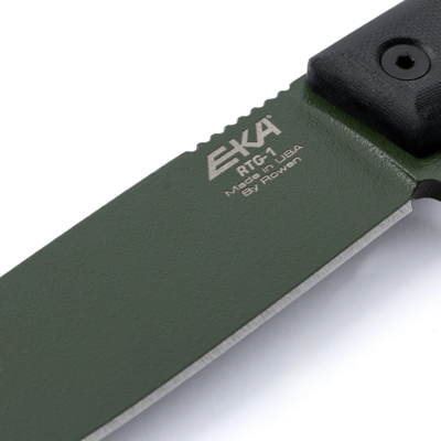 EKA RTG1 Olive Blade, Black G10 Handle  50170 - KNIFESTOCK