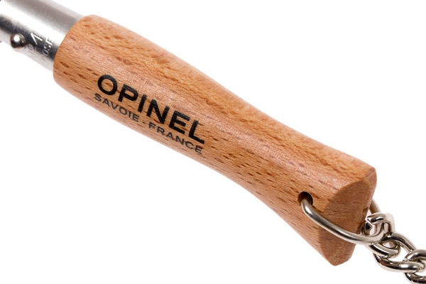 Opinel N°04 Inox Keychain Beech 000081 - KNIFESTOCK