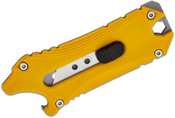 OKNIFE G10 handle, Replacement utility knife blade, 85.8*32.7*6.8mm Otacle (Yellow) - KNIFESTOCK