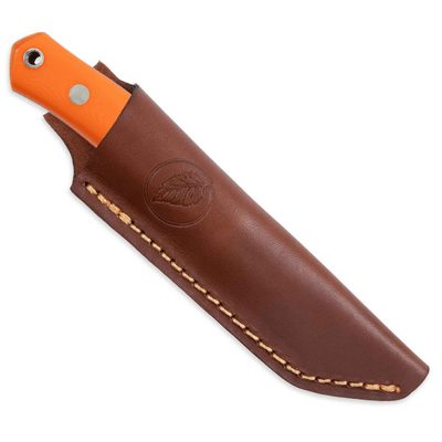 Casstrom No.8 SFK, Orange G10, Stainless/Flat CASS-12830 - KNIFESTOCK