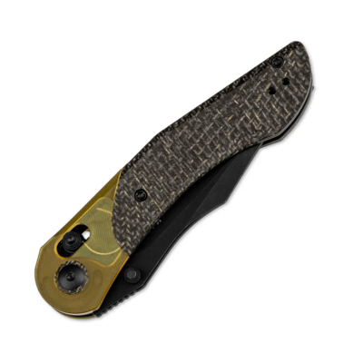 Kizer Clutch Lock Mini Mystic Paul Munko 154CM Burlap Micarta+PEI V3636C1 - KNIFESTOCK