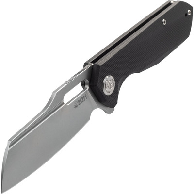 Cubey Atlas Nest Liner Lock Folding Knife Black G10 Handle Ku328a - KNIFESTOCK