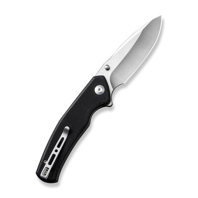 SENCUT Slashkin Black G10 Handle Satin Finished D2 Blade S20066-1 - KNIFESTOCK