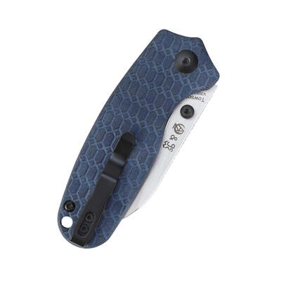 KIZER Azo Towser S Liner Lock Knife Blue Richlite V3593SC1 - KNIFESTOCK