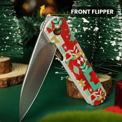 Kizer Feist | Nitro-V | Aluminium | V3499A1 | Limited Christmas Edition - KNIFESTOCK