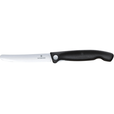 Coltello da Verdure Pieghevole Victorinox SwissClassic 11 cm, Nero 6.7803.FB - KNIFESTOCK