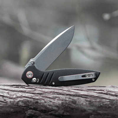 Vosteed Corsair Nitro-V Stonewash Black Micarta CS29NWMK - KNIFESTOCK