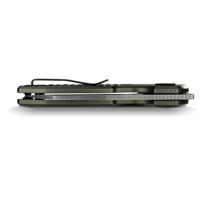 Vosteed Ankylo Elmax Stonewash, Olive Drab Aluminium A1918 - KNIFESTOCK