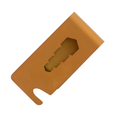 Halfbreed Blades Cash Card Clip CCC-01 BRZ - Titanium - KNIFESTOCK