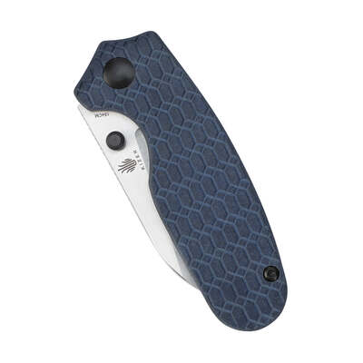 KIZER Azo Towser S Liner Lock Knife Blue Richlite V3593SC1 - KNIFESTOCK