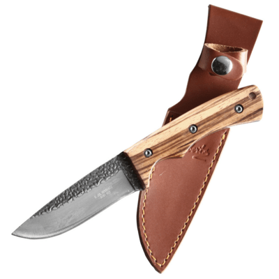 CJH belt knife, zebra wood - KNIFESTOCK