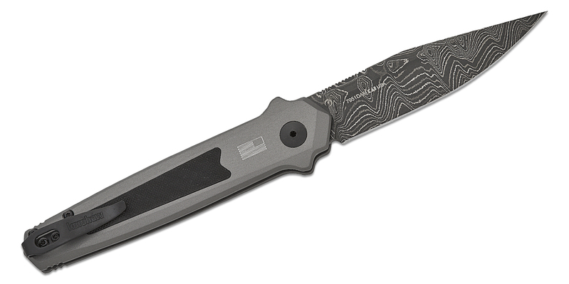 Kershaw AUTO LAUNCH 17 - ALUM GRY G10 BLK/DAM K-7951DAM - KNIFESTOCK