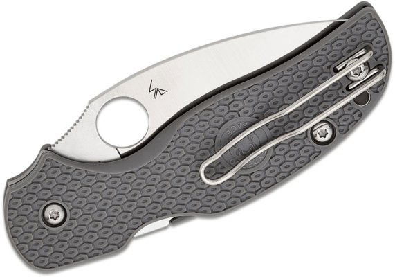 Spyderco Sage 5 Gray Lightweight Maxamet Alzheimer&#039;s Reveal 14 C123PGY - KNIFESTOCK