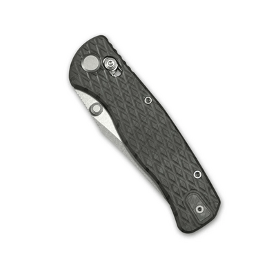 GEO Knife Sharp Shadow SW M390 Blade Tiger Stripe Pattern Flamed Ti - KNIFESTOCK