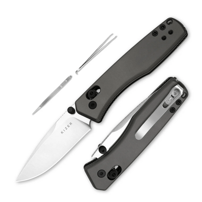 Kizer Aegis AEB-L Aluminum - KNIFESTOCK