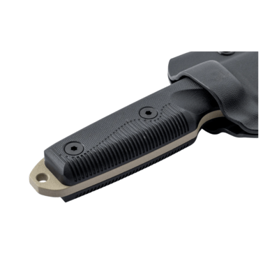 EKA RTG1 Tan Blade, Black G10 Handle  50130 - KNIFESTOCK
