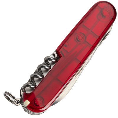 Victorinox 1.3703.T Climber Red Translucent Taschenmesser transparentes Rot - KNIFESTOCK