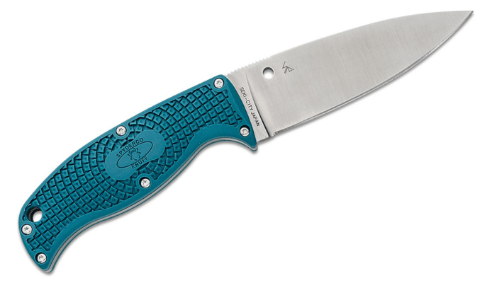 Spyderco Enuff 2 Blue K390 Leaf FB31PBL2K390 - KNIFESTOCK