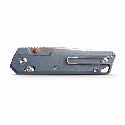 Vosteed Parallel S35VN Stonewash Bleu Titane A3504 - KNIFESTOCK
