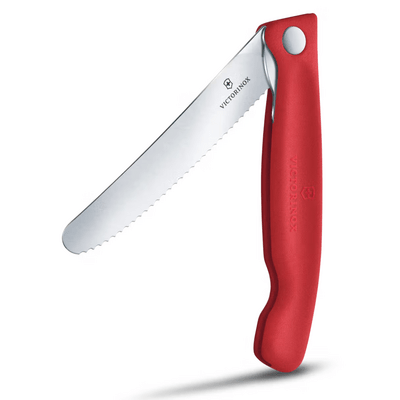 Victorinox Swiss Classic Skladací, ovocie/zelenia, 11cm, zubkovaný, zelený - KNIFESTOCK
