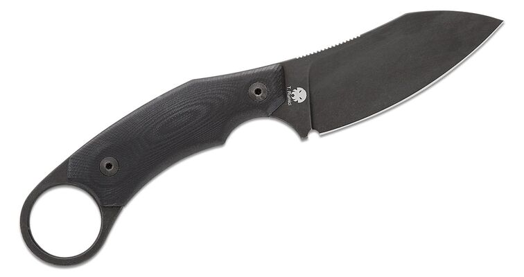 Lionsteel Fixed Blade M390 BLACK washed, Solid G10 handle, KYDEX sheath, Skinner H1B GBK - KNIFESTOCK